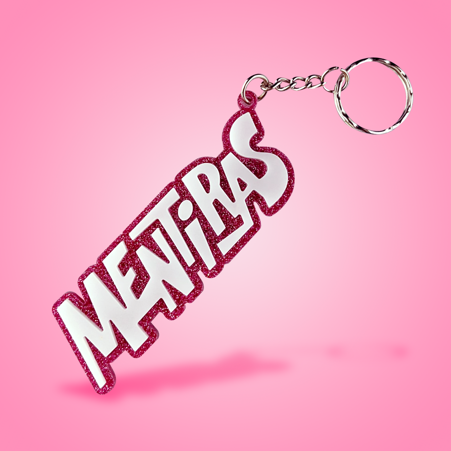 Llavero logo "Mentiras"