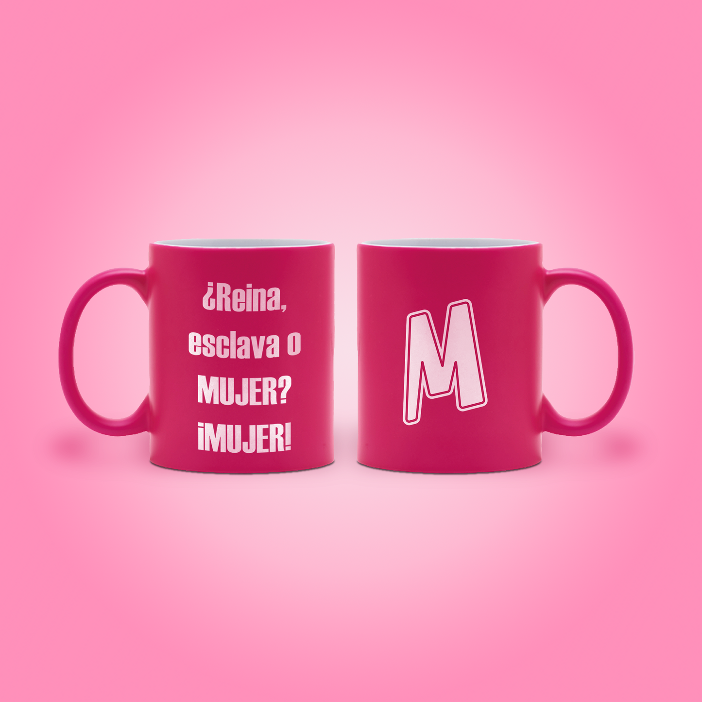 Taza neón rosa - Mentiras