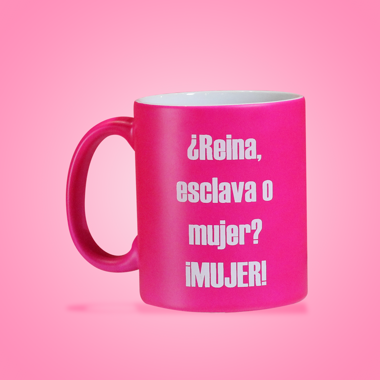 Taza neón rosa - Mentiras